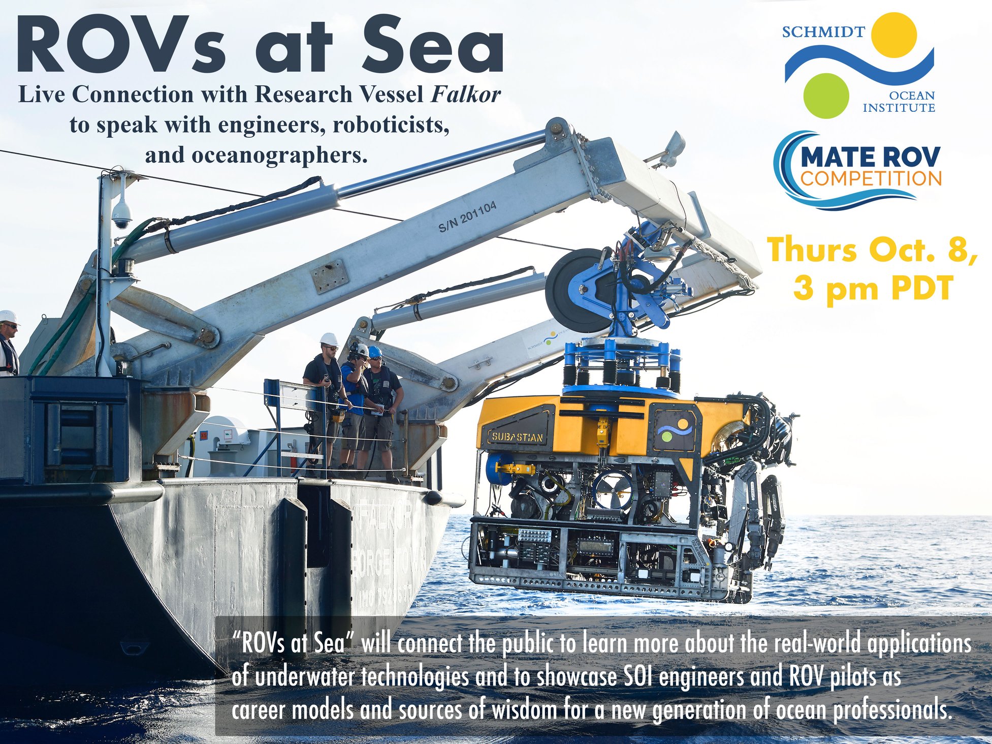 ROVs at Sea with Schmidt Ocean Institute